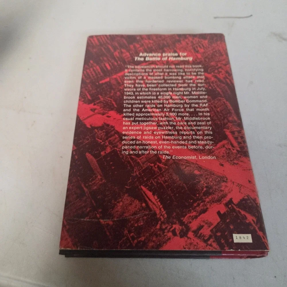 The Battle of Hamburg Martin Middlebrook 1981 WWII History Illustrated Hardcover